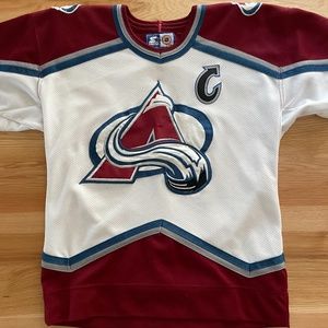 Colorado Avalanche Joe Sakic Captain Jersey S/M